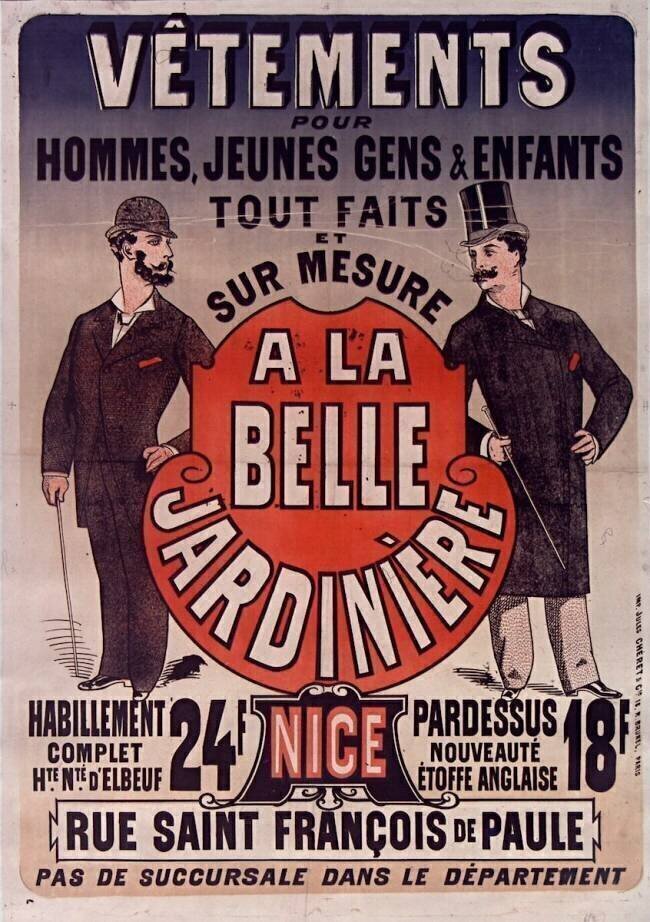 A la Belle Jardinière à Nice Jules Chéret