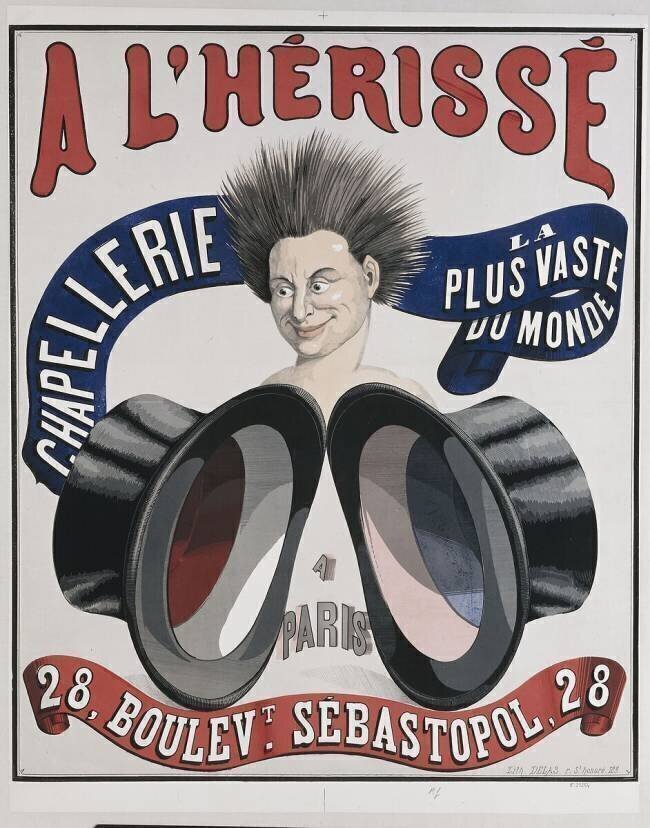 A l'Hérissé, Chapellerie la plus vaste du monde anonyme