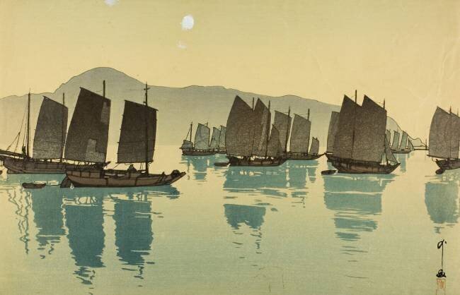 Abuto le matin Hiroshi Yoshida