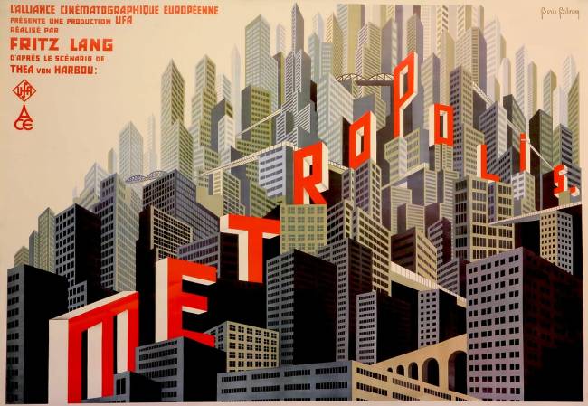 Affiche du film Metropolis de Fritz Lang Boris Konstantinovich Bilinsky