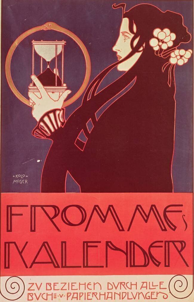 Affiche pour la 14ème exposition de la Sécessions viennoise Koloman Moser