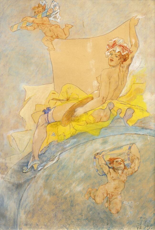 Affiche pour une Exposition Félicien Rops