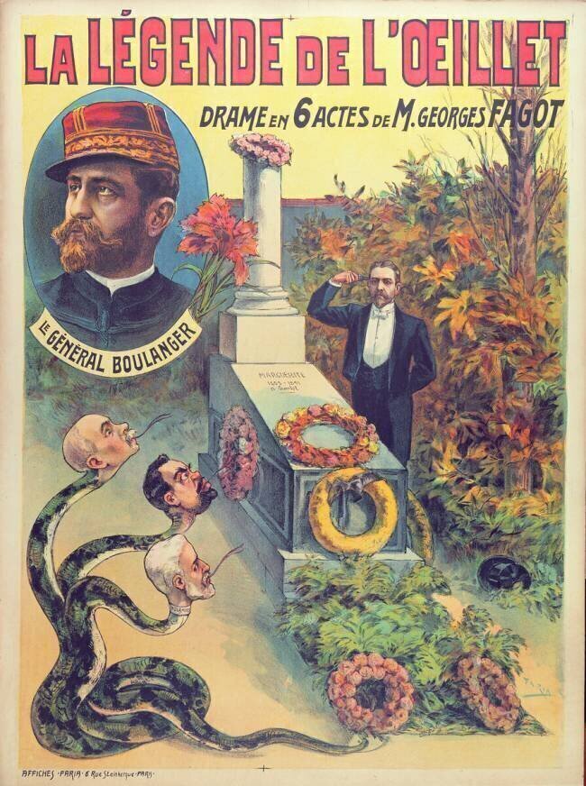 Affiche publicitaire "Les légendes de L'Oeillet" Cândido de Faria