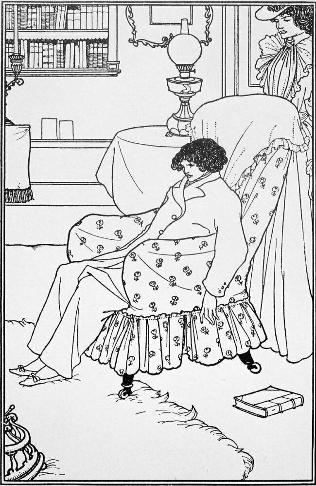 An Evil Motherhood Aubrey Beardsley
