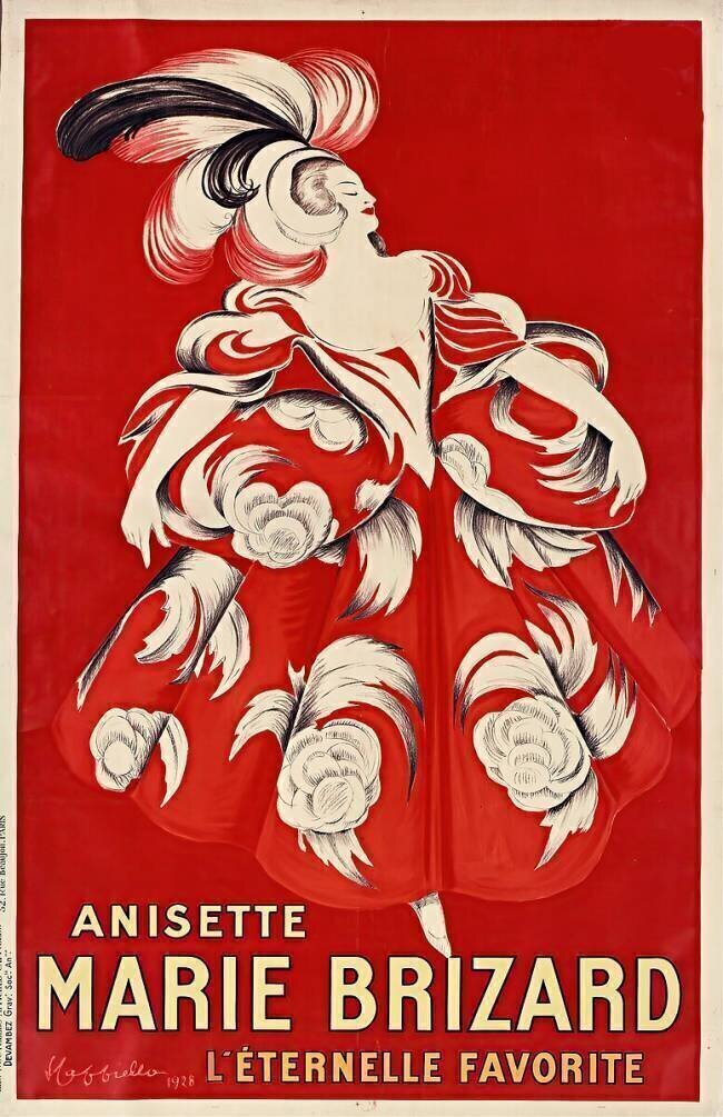 Anisette Marie Brizard Leonetto Cappiello