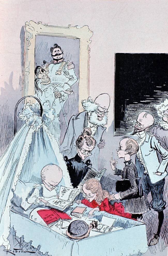 Anticipation : représentation imaginaire d'une famille d'intellectuels dans les années 1950 Albert Robida