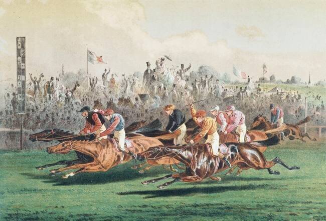 Arrivée à Longchamp anonyme