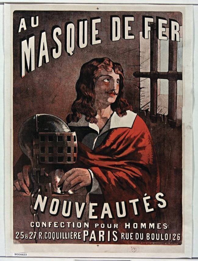 Au masque de fer nouveautés confection pour hommes... anonyme