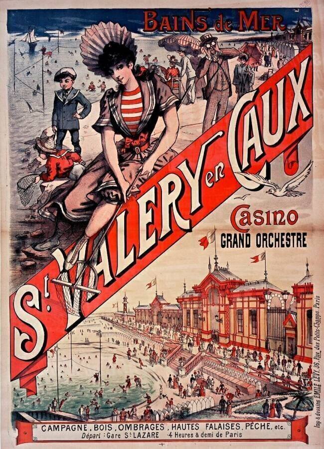 Bains de mer St Valéry en Caux. Casino, grand orchestre... anonyme