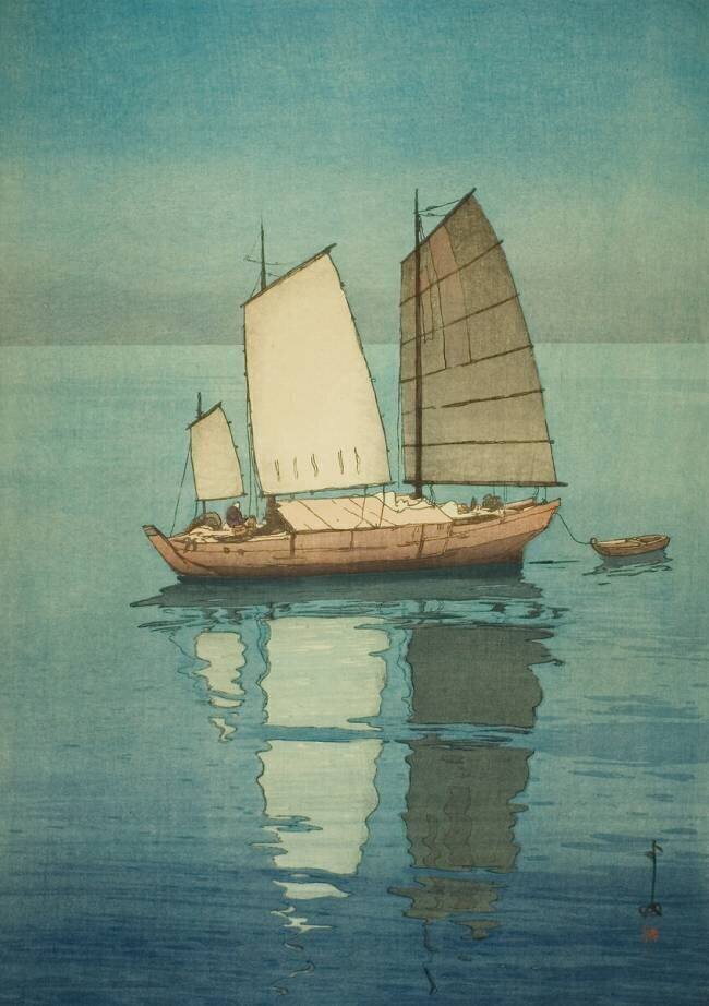 Bateaux à voile : après-midi  Hiroshi Yoshida