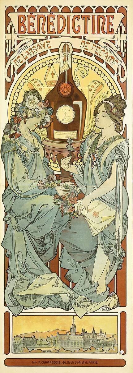 Bénédictine Alfons Mucha
