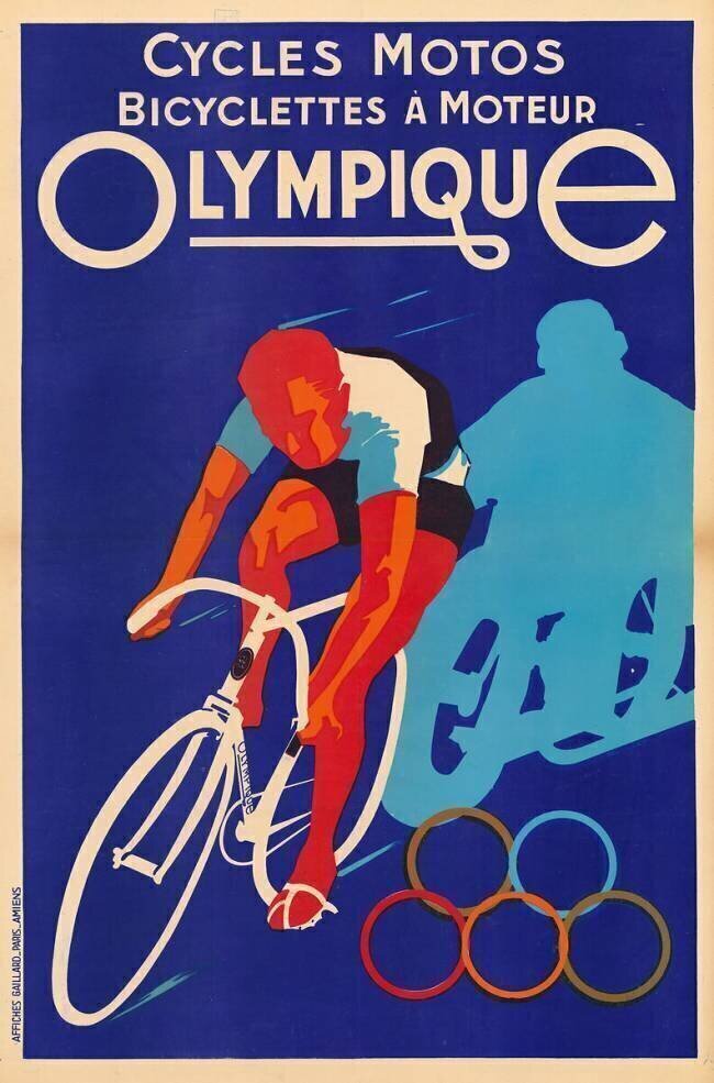 Bicyclettes à moteur Olympique anonyme
