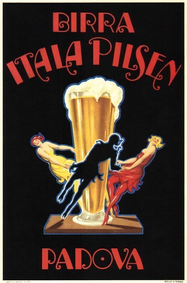 Birra Itala Pilsen Leonetto Cappiello