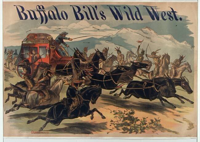Buffalo Bill's Wild West : l'attaque de la diligence anonyme