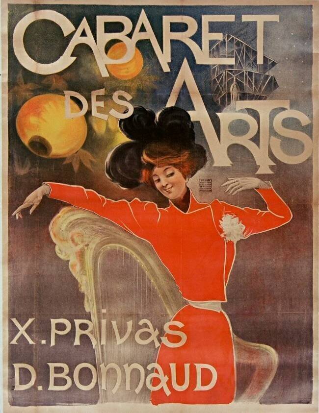 Cabaret des Arts. X. Privas, D. Bonnaud anonyme
