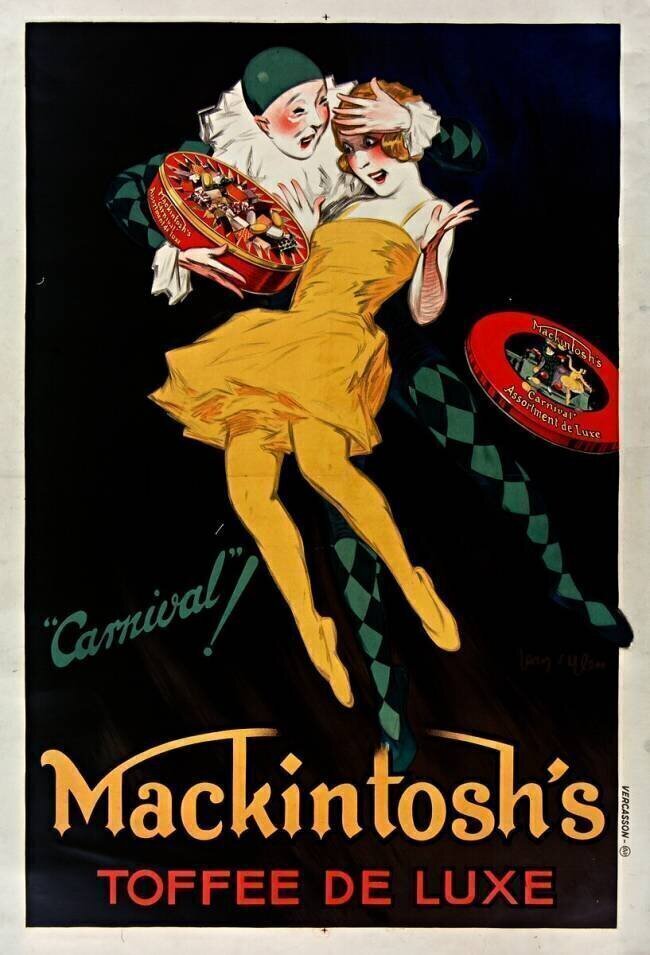 Carnival ! Mackintosh's toffee de luxe Jean D'Ylen