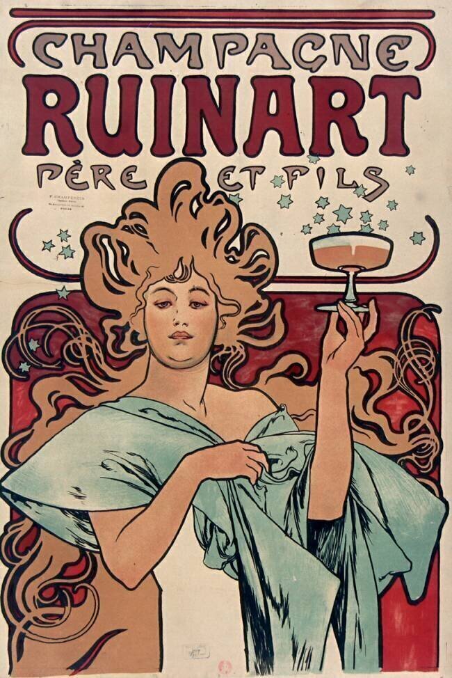 Champagne Ruinart Père et Fils Alfons Mucha