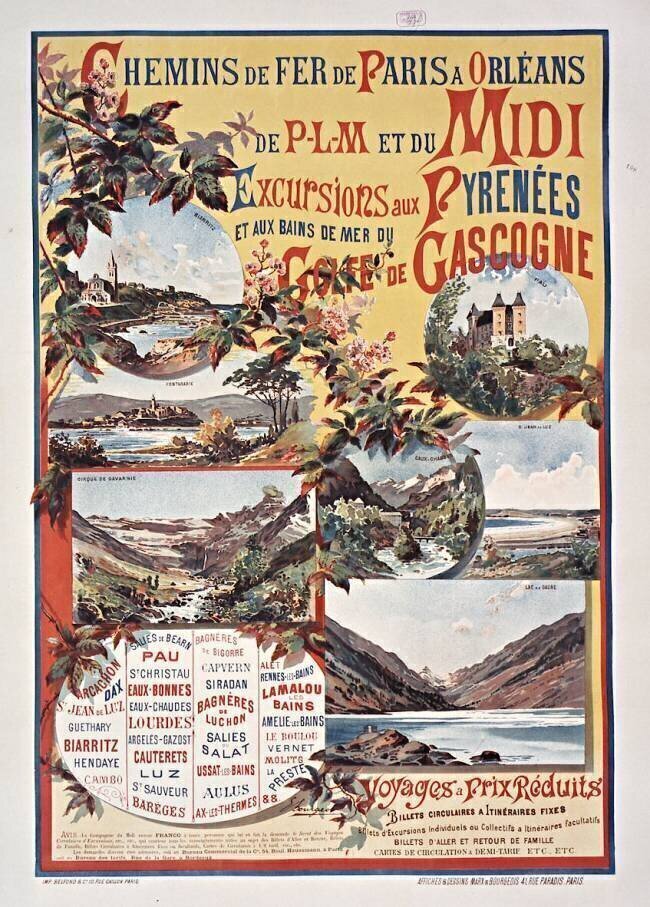 Chemin de fer de Paris à Orléans Eugène Victor Bourgeois