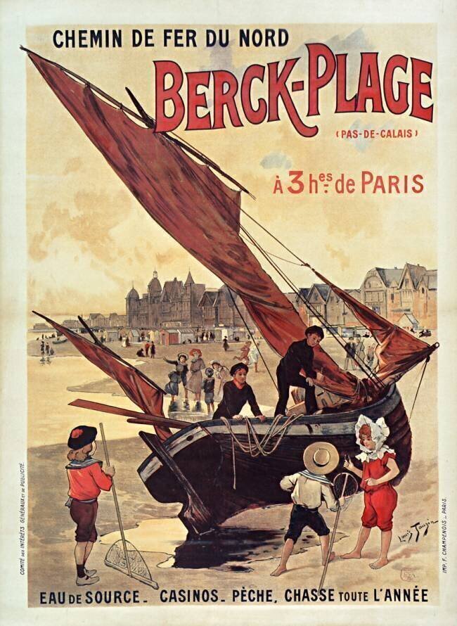 Chemin de fer du Nord : Berck-plage Louis Tauzin