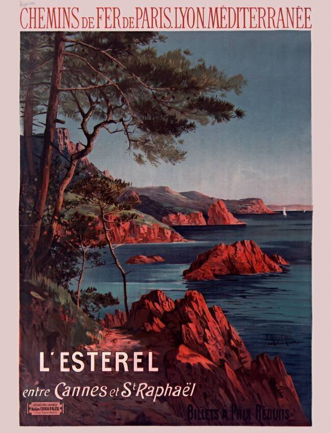 Chemins de fer de Paris-Lyon-Méditerranée : L'Esterel entre Cannes et St Raphaël Hugo d'Alesi