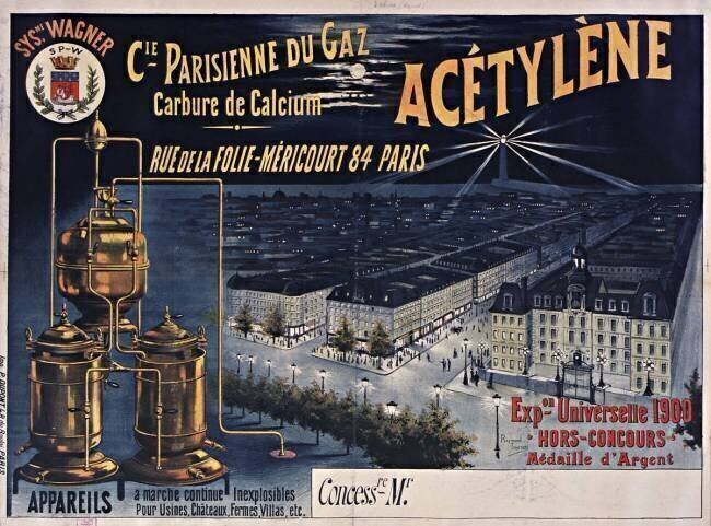 Cie Parisienne du gaz Acétylène Raymond Tournon