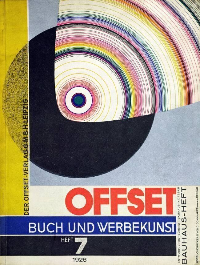 Couverture de "Offset Buch und Werbekunst" Joost Schmidt