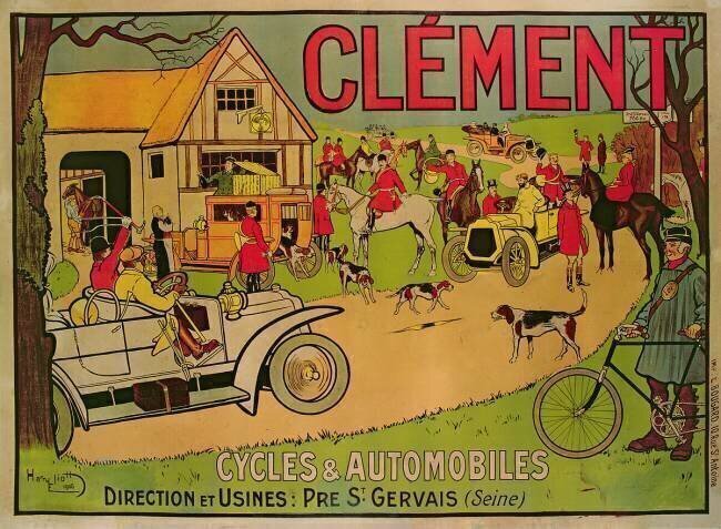 Cycles & Automobiles Clement Ecole Française