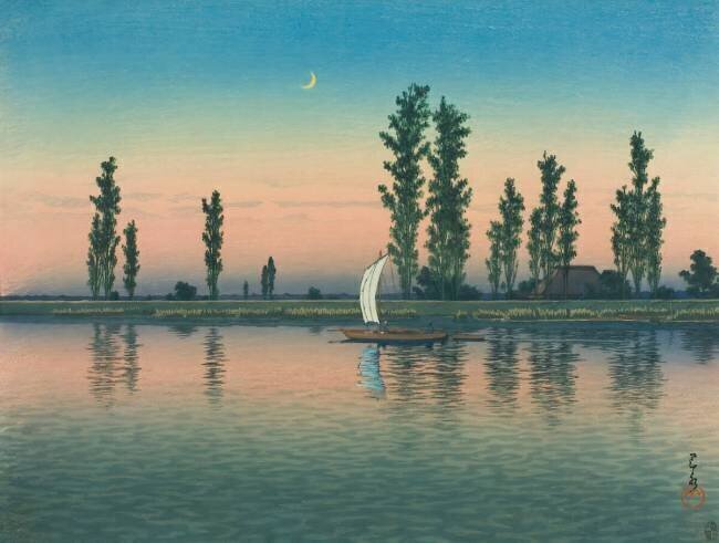 Début de l'automne à Itako (Itako no hatsuaki) Hasui Kawase