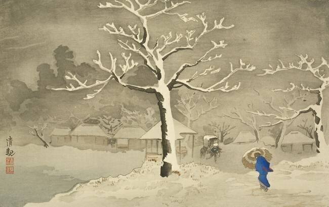 Digue inférieure à Mimeguri Kiyochika Kobayashi