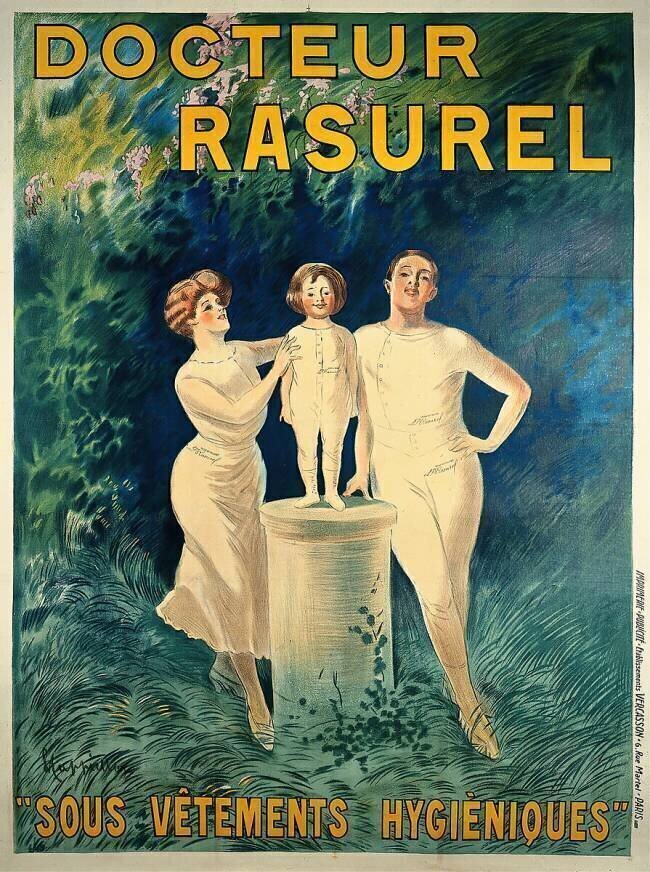 Docteur Rasurel: Sous Vêtements Hygièniques  Leonetto Cappiello