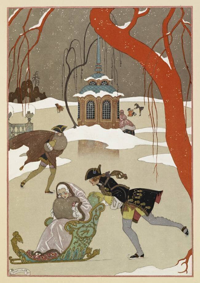En patinant George Barbier