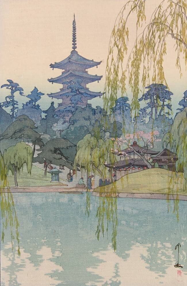 Étang de Sarusawa Hiroshi Yoshida