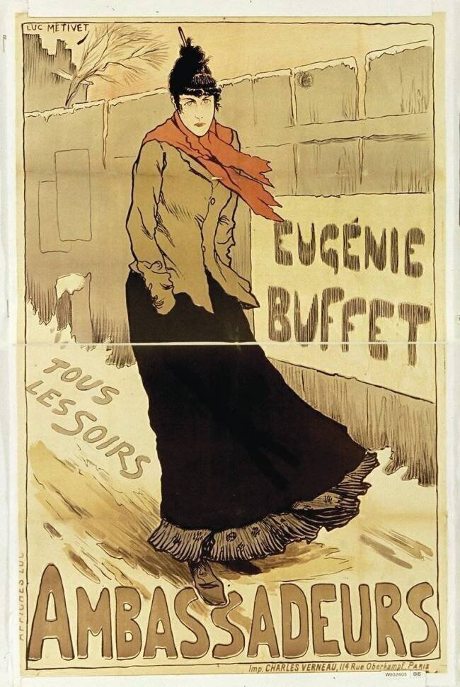 Eugénie Buffet, tous les soirs Ambassadeurs Lucien Métivet