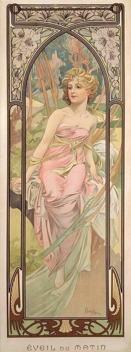 Éveil du matin Alfons Mucha