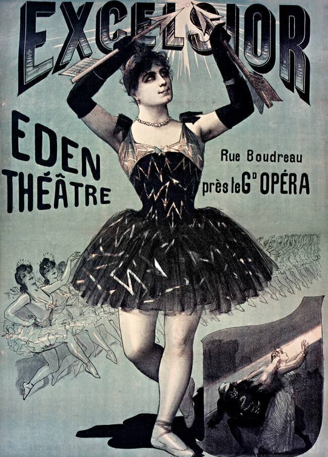 Excelsior, Eden Théatre Imprimerie Emile Lévy (Paris)