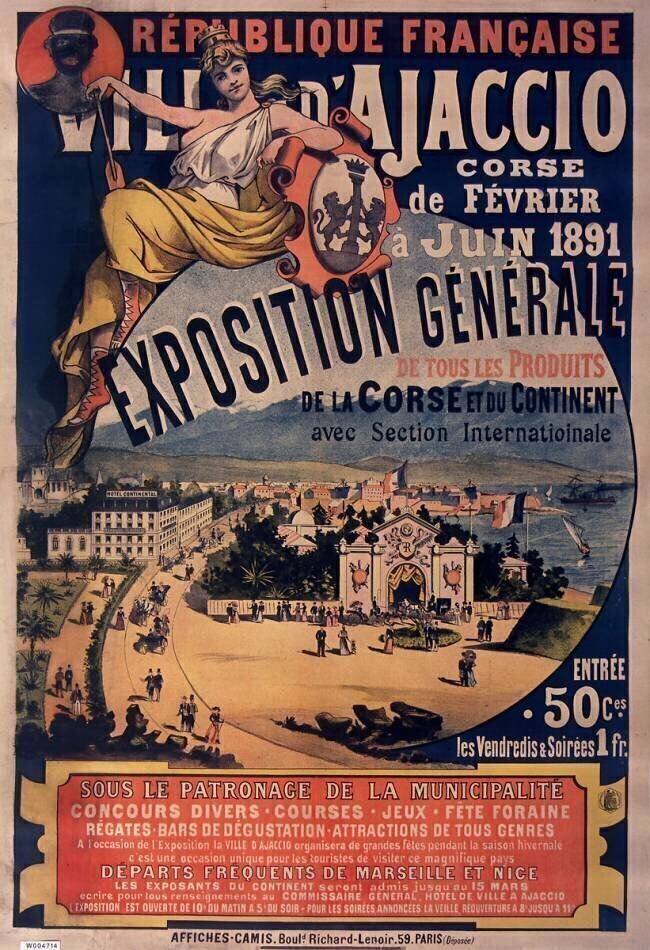 Exposition générale de tous les produits de la Corse et du continent anonyme