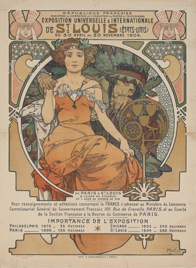 Exposition Universelle et Internationale de St Louis (Etats-Unis) Alfons Mucha