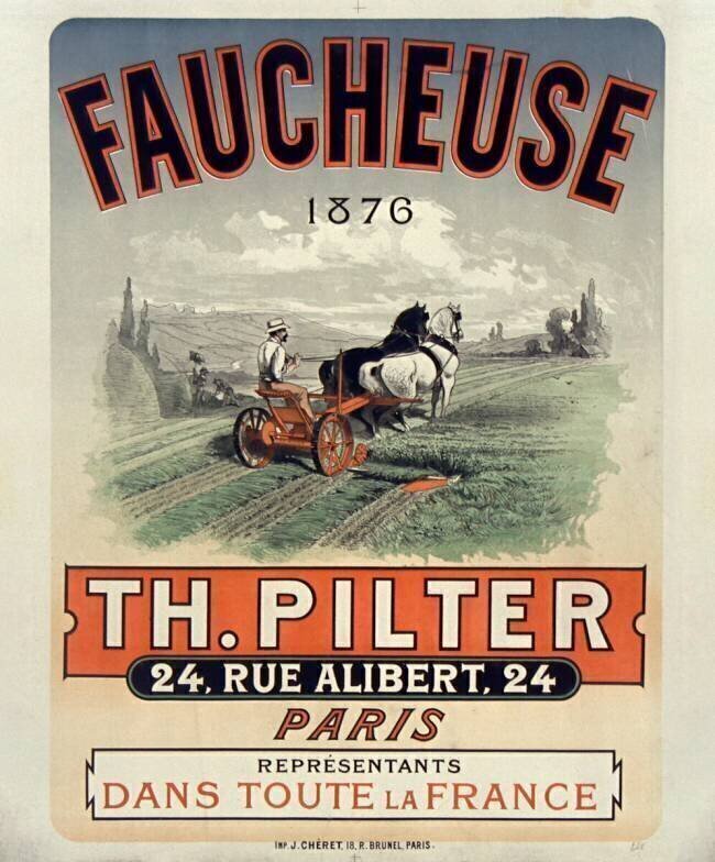 Faucheuse Th. Pilter Jules Chéret
