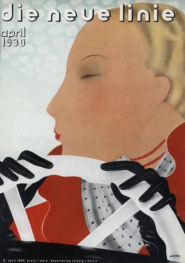 Femme au volant Otto Arpke