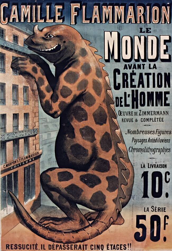 Flammarion, Le Monde avant la création de l'Homme Imprimerie Emile Lévy (Paris)