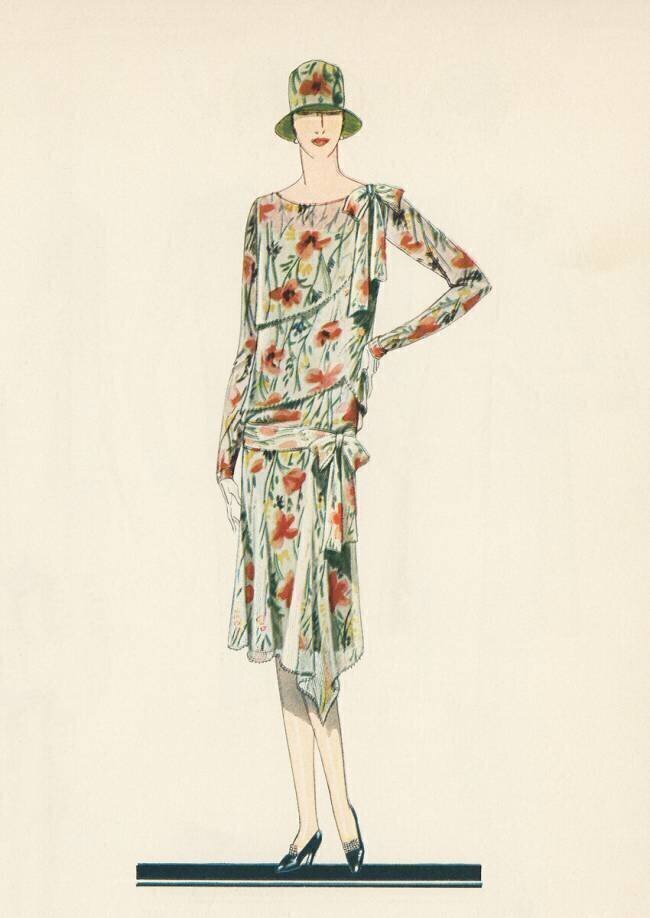 Flapper in an Afternoon Dress anonyme