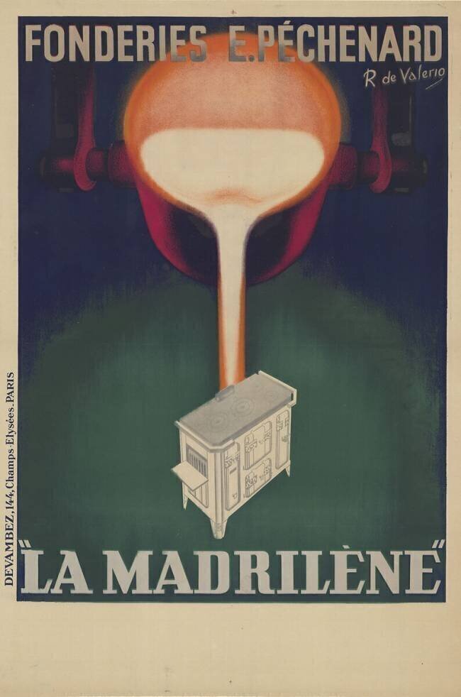 Fonderies E. Pêchenard. La Madrilène  Roger de Valerio