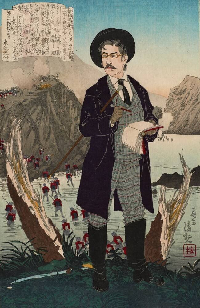 Fukuchi Genichiro Kiyochika Kobayashi