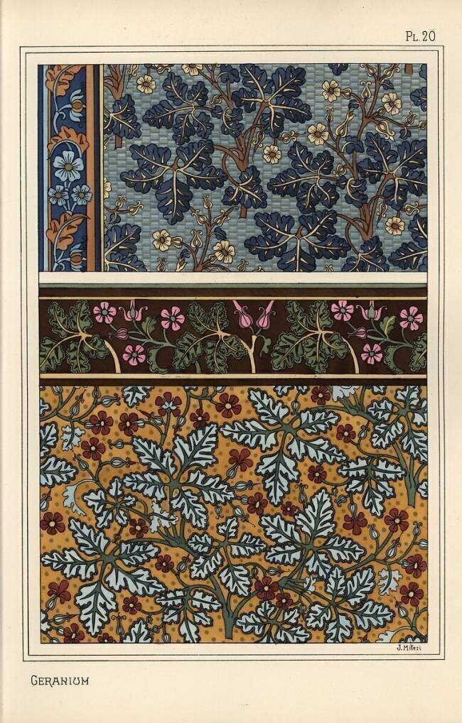 Géranium Eugène Grasset