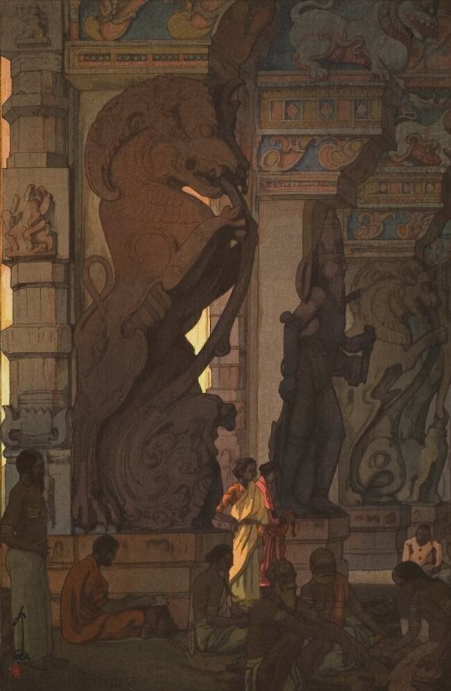 Grand temple de Madura  Hiroshi Yoshida