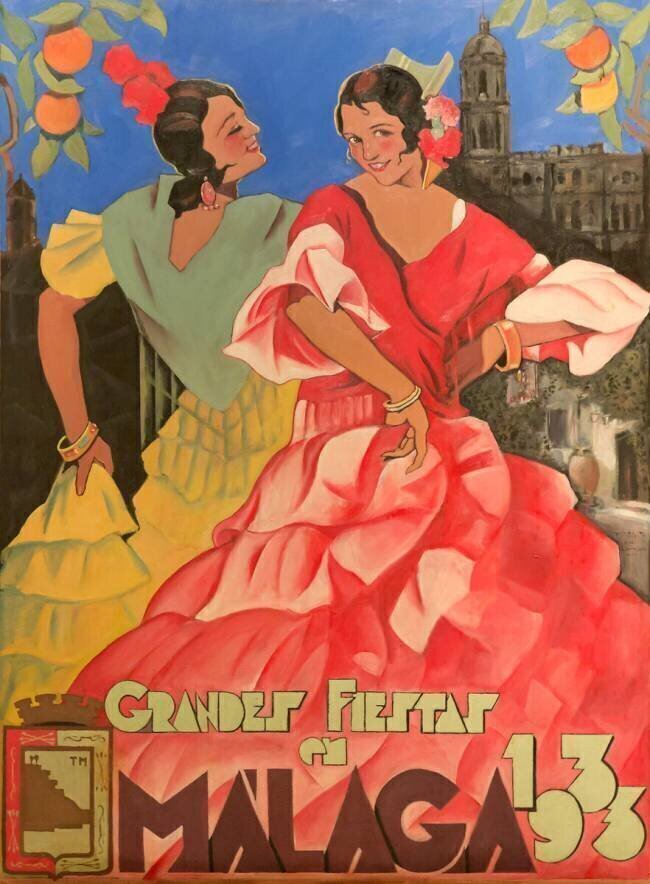 Grandes Fiestas de Malaga 1933 anonyme