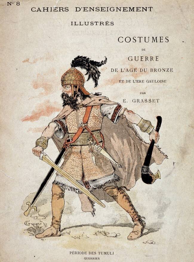 Guerrier gaulois de la période Tumuli Eugène Grasset