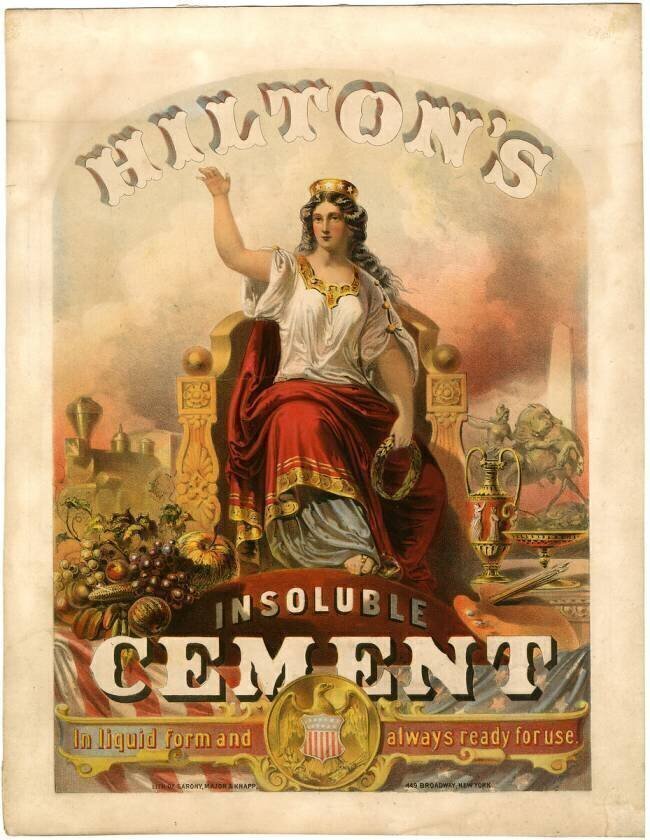 Hilton's Insoluble Cement Sanory & Major & Knapp