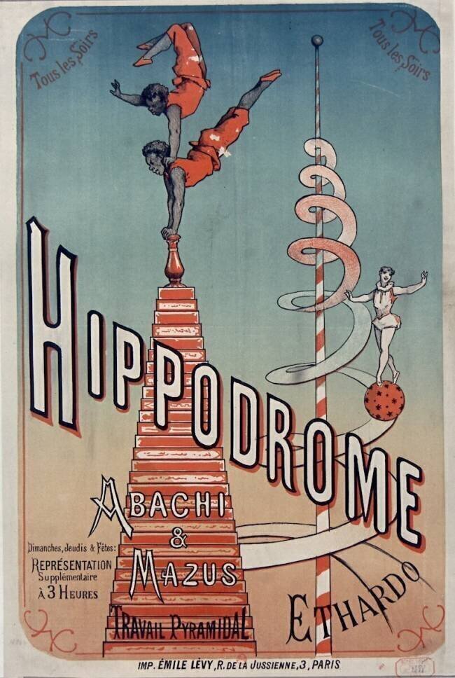 Hippodrome. Abachi et Mazus, travail pyramidal... anonyme