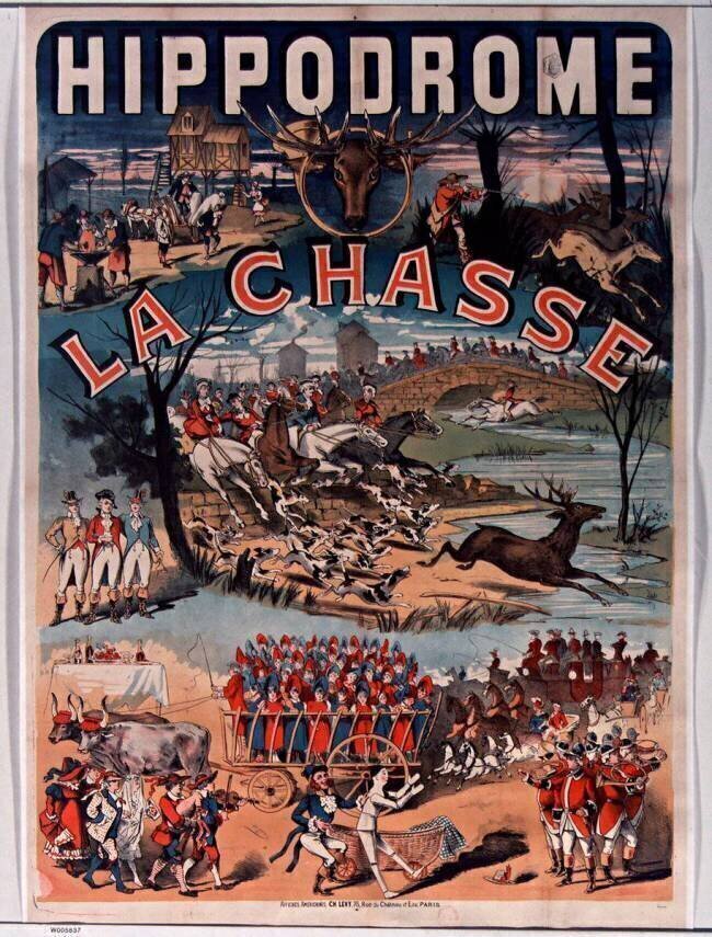 Hippodrome. La Chasse anonyme